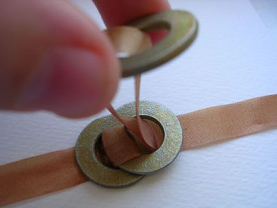 PAP legal para fazer colar de argolas com fita de tecido