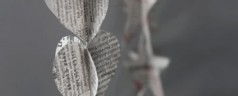 Como fazer decoração com reciclagem de jornal