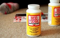 Como usar a cola para artesanato Mod Podge