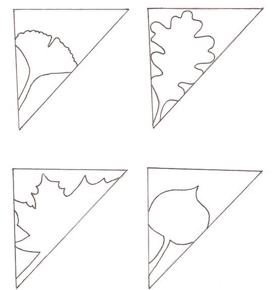 Diagrama para fazer enfeites de papel