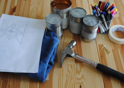 Reaproveitando latas de alumínio para decoração