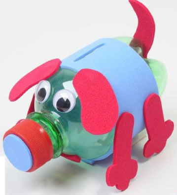 Brinquedos reciclados para crianças