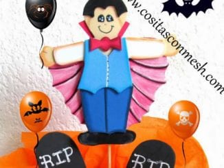 Lembrancinha com EVA para Halloween com Moldes