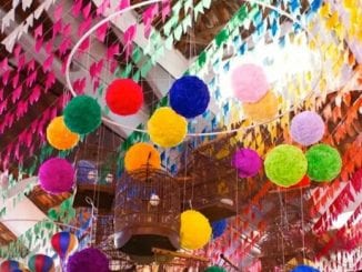 Flores de Papel de Seda para Festa Junina