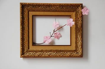 Artesanato com flores de origami 7