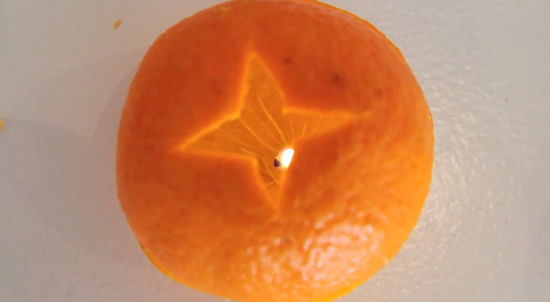 Vela de laranja