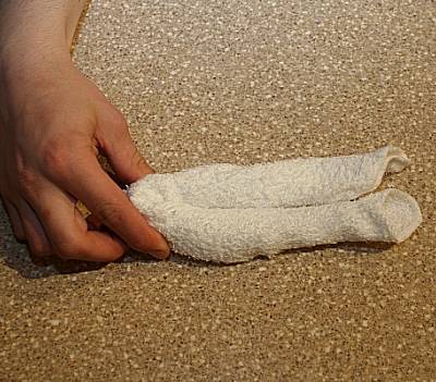 Como fazer coelho com toalha passo a passo