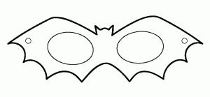 Máscara de carnaval do Batman