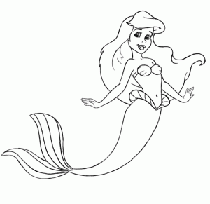 Molde da Pequena Sereia - Ariel