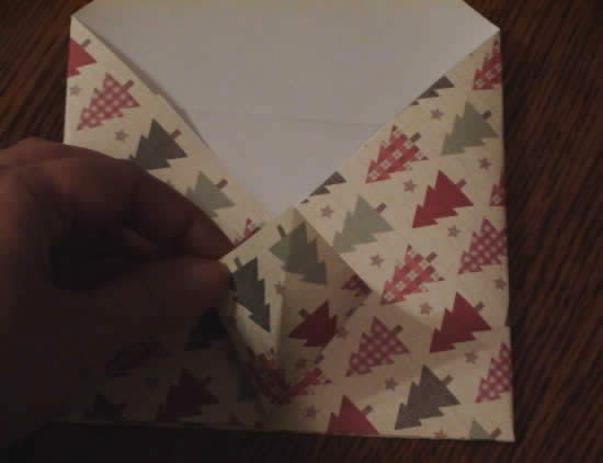 Envelope de origami passo a passo