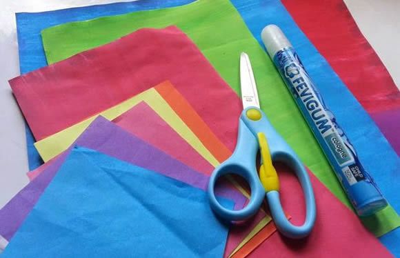 Como fazer artesanato com papel de seda