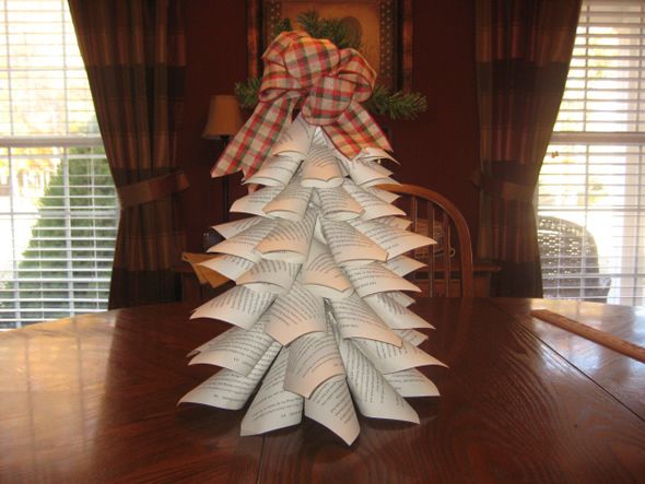 Árvore de Natal de papel passo a passo