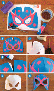 como fazer máscara de lucha libre de papel com molde passo a passo 03