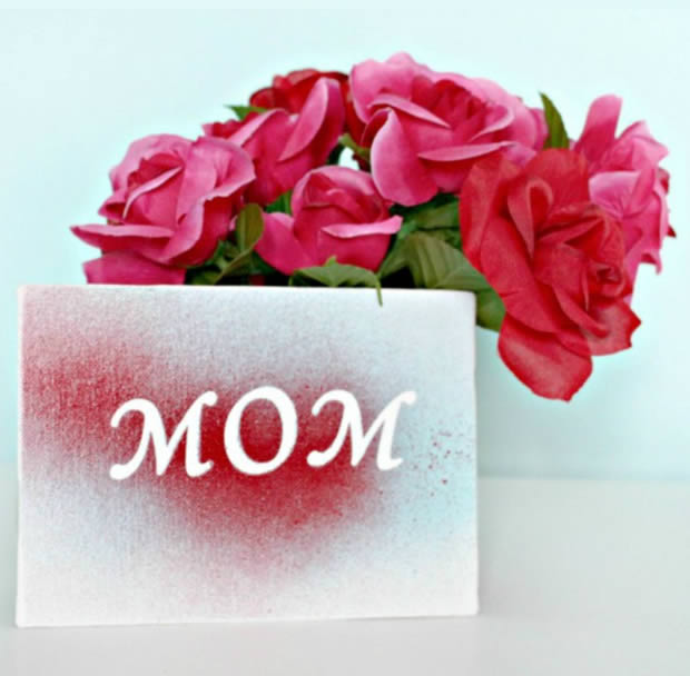 Cartão para o Dia das Mães passo a passo