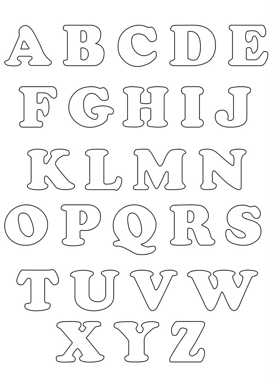 Como Fazer Letras em Tecido com Moldes - Alfabeto para Imprimir