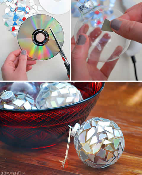Artesanatos com CDs velhos passo a passo - Como fazer em casa