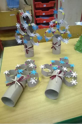 Artesanatos com reciclagem para fazer com as crianças no Natal