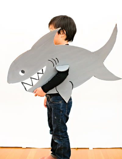 Fantasia de Tubarão para Crianças