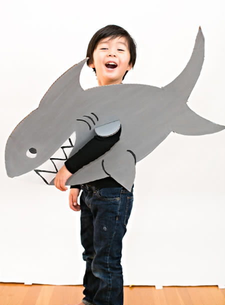 Fantasia de Tubarão para Crianças