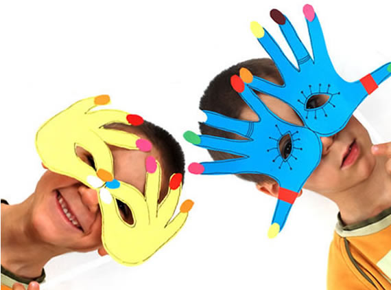 Máscaras de Carnaval para Crianças
