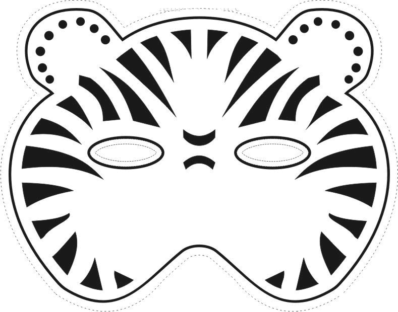 Moldes de Máscaras de Carnaval para Imprimir