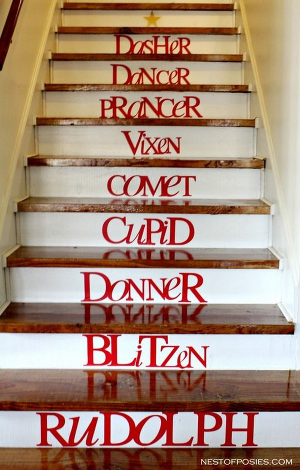 como decorar escadas