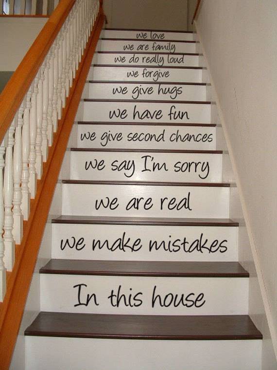 como decorar escadas