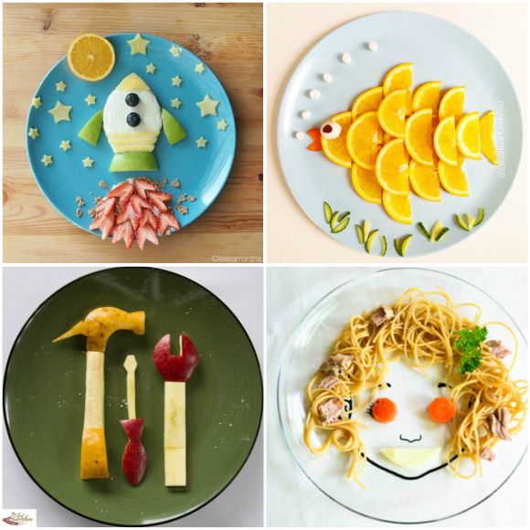Como fazer arte com comida passo a passo