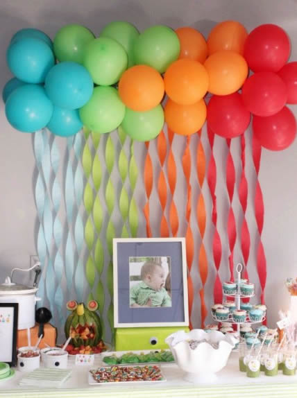 Decoração com Balões para o Dia das Crianças
