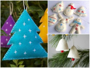 artesanatos-com-feltro-para-o-natal-capa-5 30 formas de fazer enfeites com feltro para o Natal
