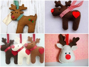 artigos-em-feltro-com-moldes-para-o-natal-capa-2 Lindas Renas de Feltro para fazer Enfeites de Natal com Moldes