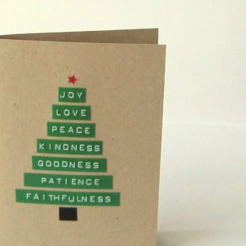 Cartão de Natal Lindo e Criativo