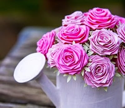 rosas-de-papel-passo-a-passo-3 Lindas Rosas de Papel para Decoração passo a passo