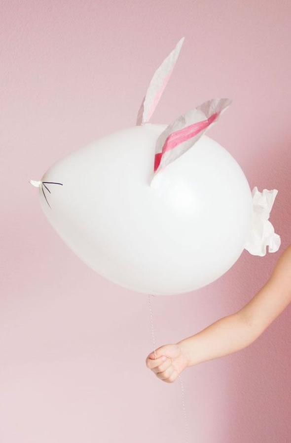 12 Exemplos Lindos para Decoração com Balões para a Páscoa