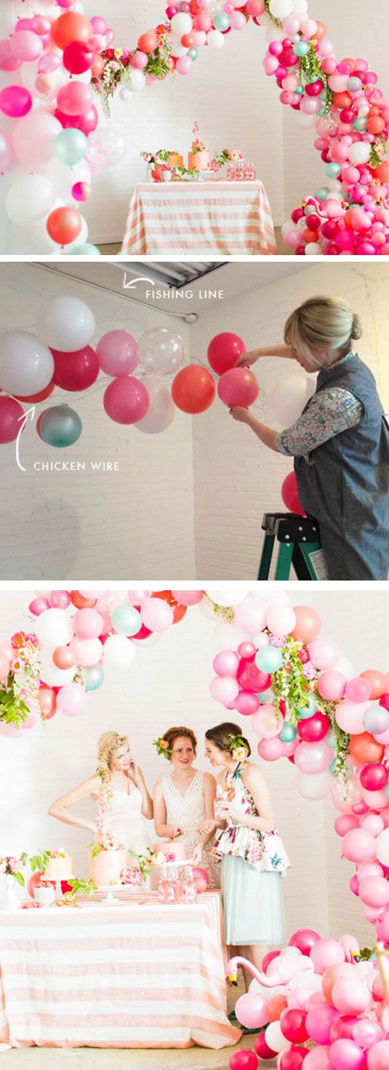 20 Ideias para Decoração de Dia das Mães com Balões