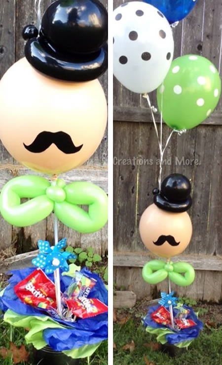 Decoração com Bolas de Festa para Dia dos Pais