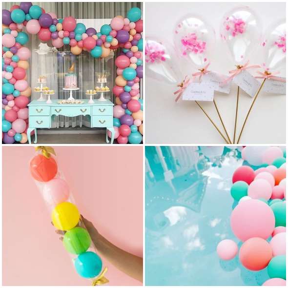 Decoração com Balões para Dia das Crianças