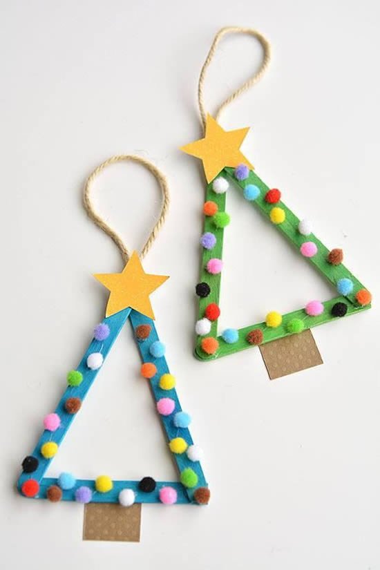 Artesanatos de Natal para fazer com Crianças