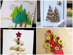 cartao-para-natal-decorado-capa-2 30 ideias para fazer Cartão de Natal