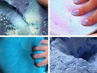 como fazer slime iceberg