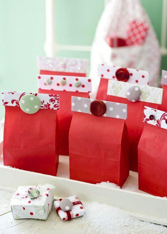 Embalagens para Lembrancinhas de Natal - Como fazer em casa