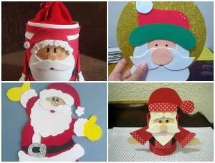 papai-noel-em-eva-lindo-e-facil-de-fazer-capa-2 Papai Noel em EVA: 12 Exemplos Lindos