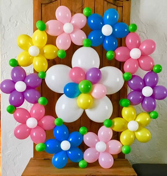 Enfeites com Balões para Festa