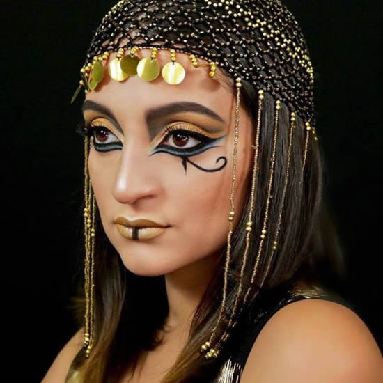 Fantasia de Cleópatra para Carnaval