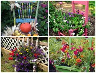 decoracao-com-cadeiras-velhas-capa-2 Decoração de Jardim com Cadeiras Velhas