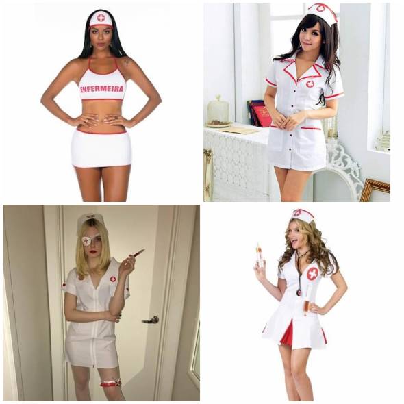 Fantasia de Enfermeira para Carnaval