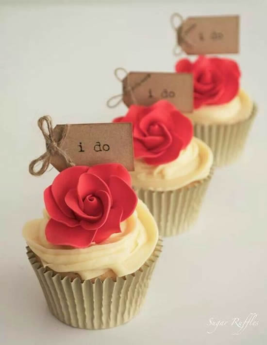 Lindos Cupcakes para Casamento