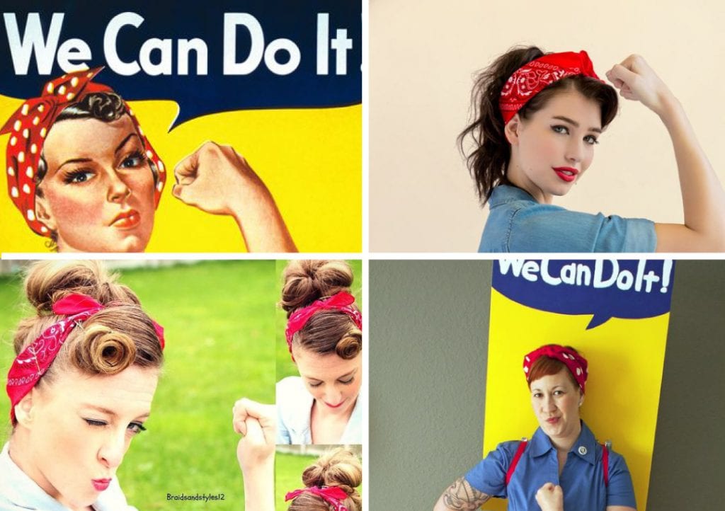 rosie the riveter fantasia we can do it para o carnaval 