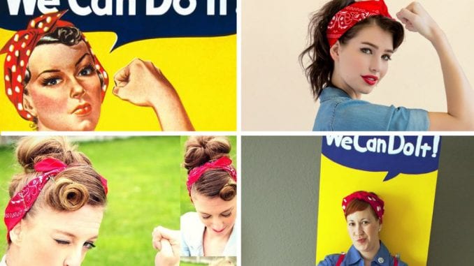 rosie the riveter fantasia we can do it para o carnaval (1) rosie the riveter fantasia we can do it para o carnaval