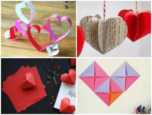 Coração de Papel Lindo e Fácil de Fazer Como fazer Coração de Papel para Decoração